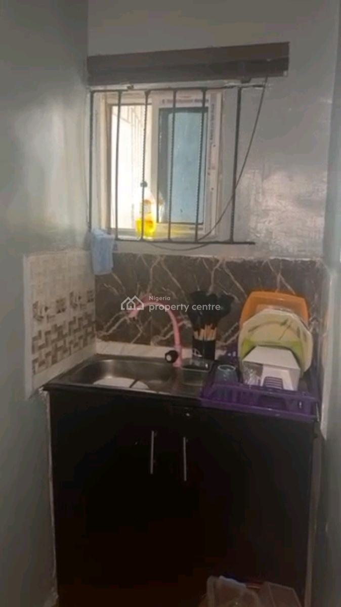 Decent Mini-flat *(upstairs 1st Floor)* Kitchen Cabinets,, Sholanke Street, Akoka, Yaba, Lagos, Mini Flat (room and Parlour) for Rent
