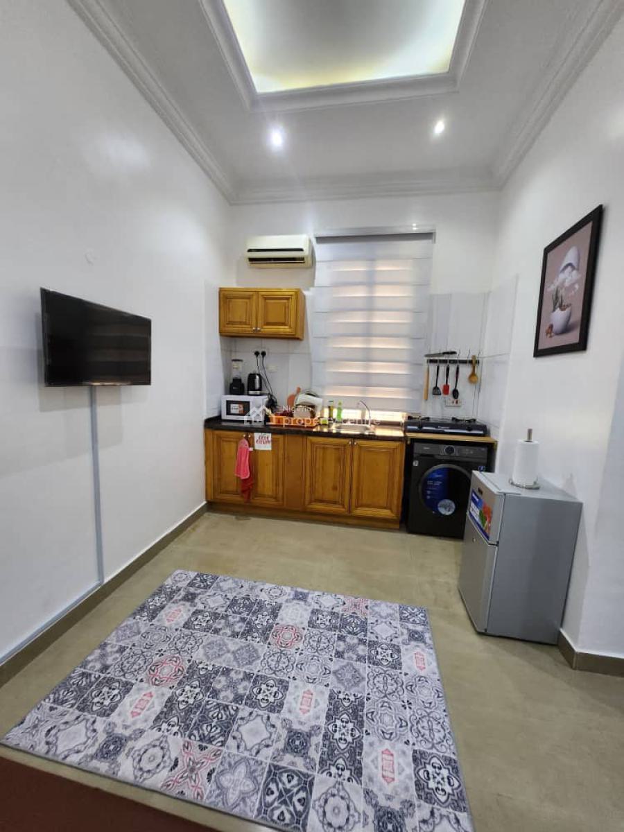 Serviced & Furnished One Bedroom Apartment with Inverter & Generator, Shoprite, Jabi, Abuja, Mini Flat (room and Parlour) for Rent