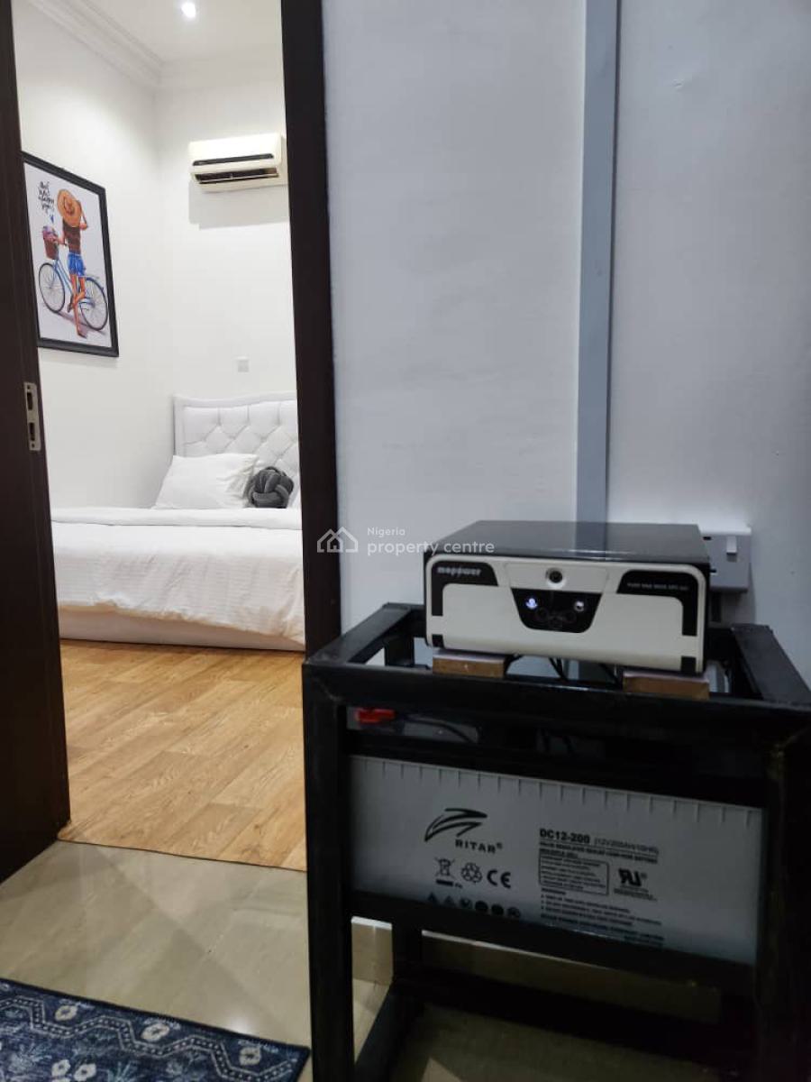 Serviced & Furnished One Bedroom Apartment with Inverter & Generator, Shoprite, Jabi, Abuja, Mini Flat (room and Parlour) for Rent