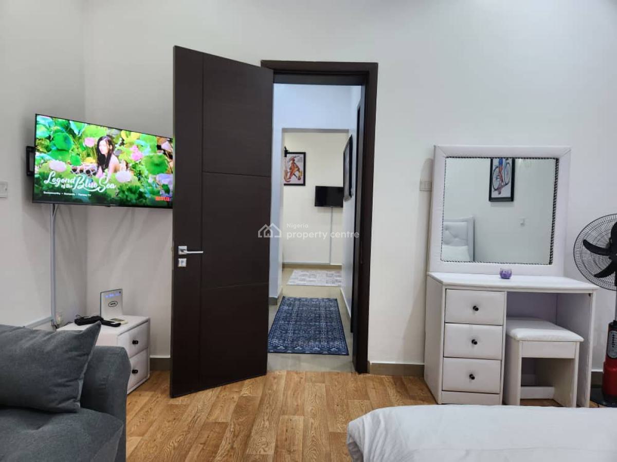 Serviced & Furnished One Bedroom Apartment with Inverter & Generator, Shoprite, Jabi, Abuja, Mini Flat (room and Parlour) for Rent