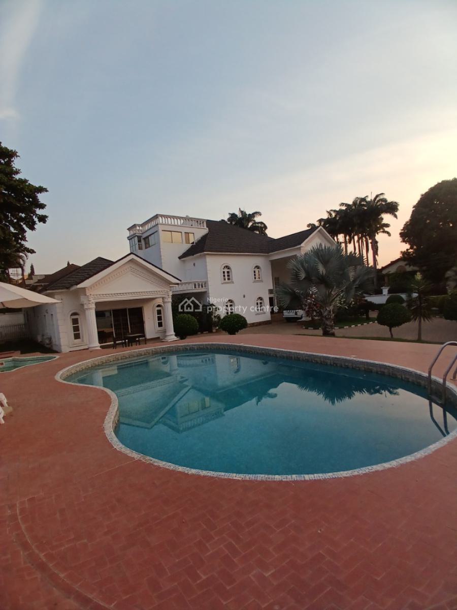 Fully Furnished 3 Bedroom Mansion with 2bedroom Guest Chalet with Swim, Asokoro Abuja Diplomatic Zone, Asokoro District, Abuja, Detached Duplex for Rent