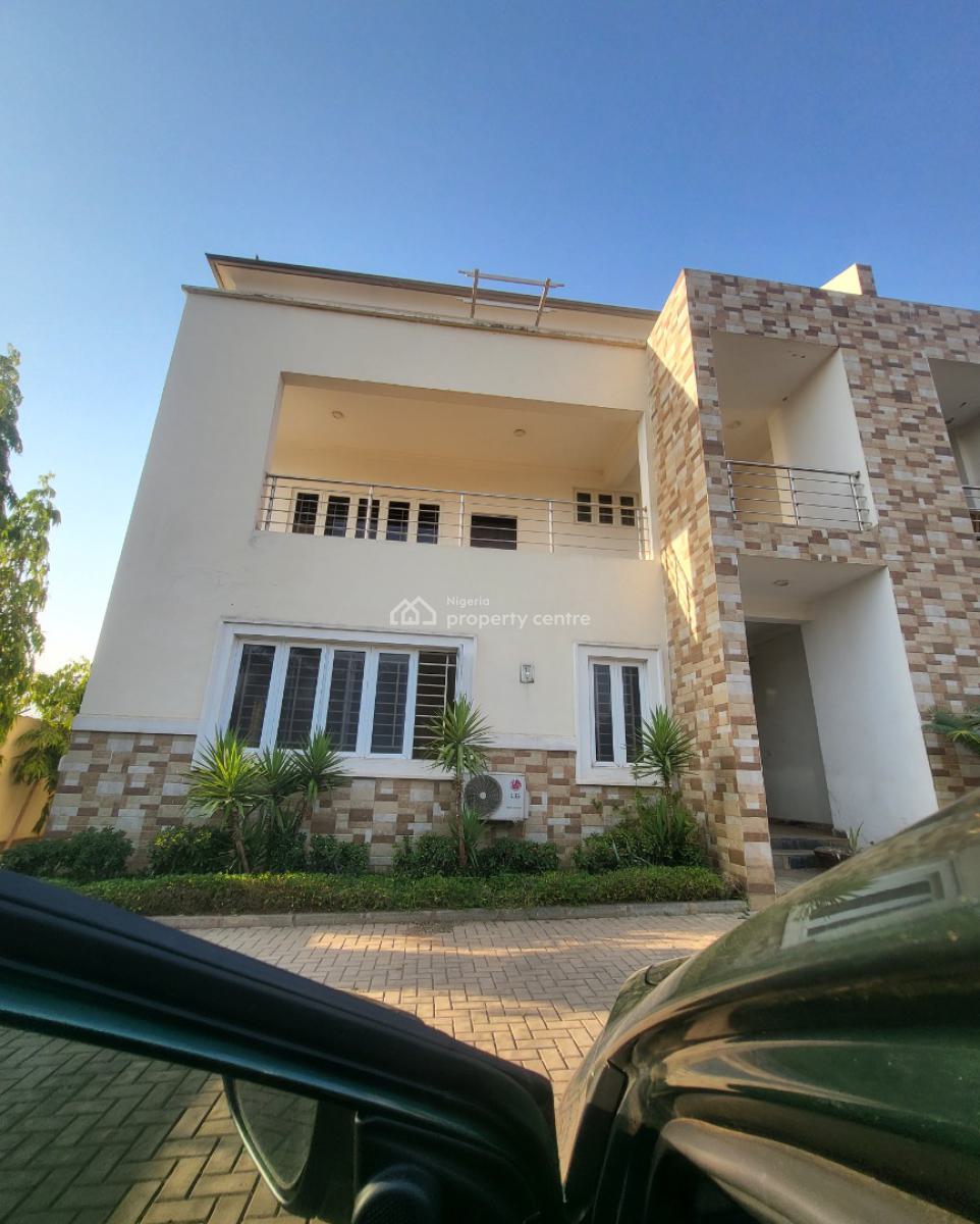 Luxurious Massive 5 Bedroom Terrace Duplex with Bq, By American International School, Durumi, Abuja, Terraced Duplex for Rent