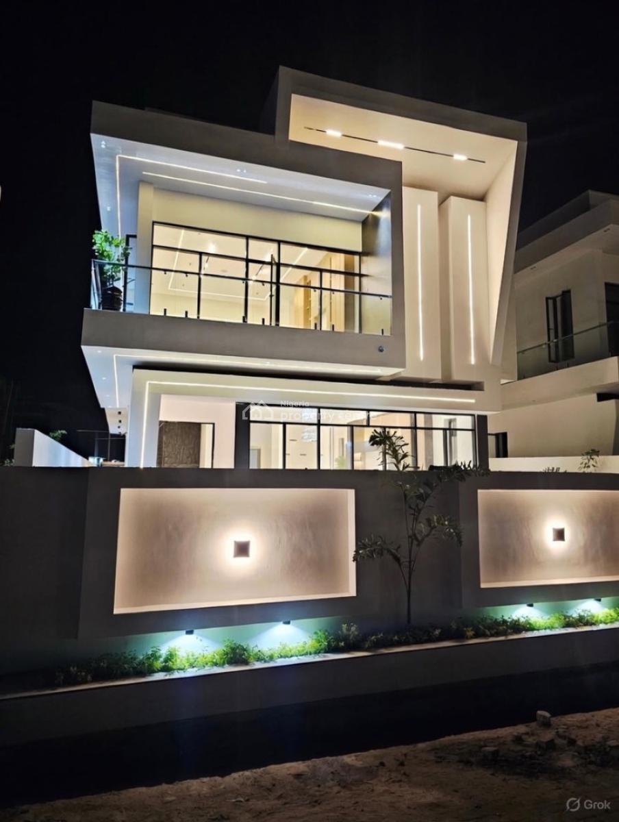 Contemporary 5 Bedroom Detached Duplex with Swimming Pool and Bq, Ajah, Ajah, Lagos, Detached Duplex for Sale
