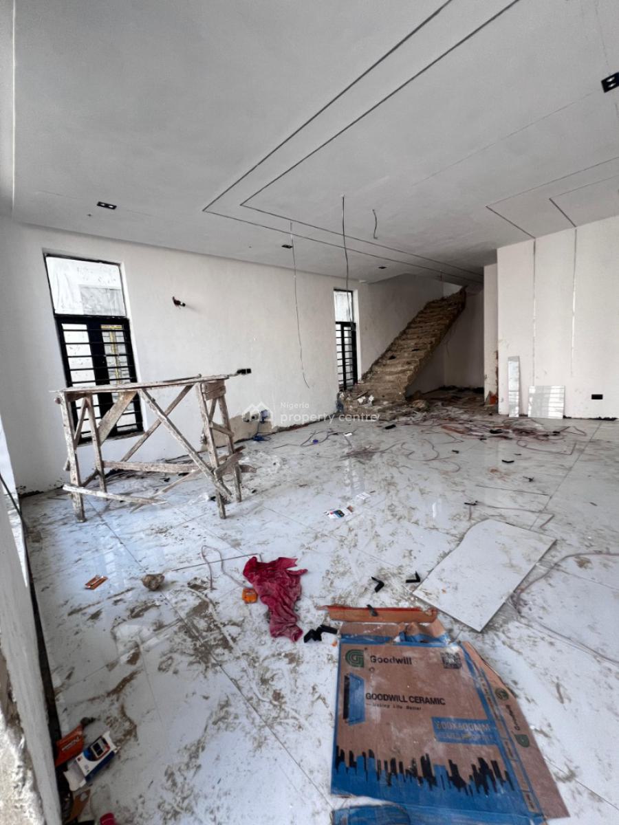 5 Bedroom Fully Detached Duplex with Bq Available, Sangotedo, Ajah, Lagos, Detached Duplex for Sale