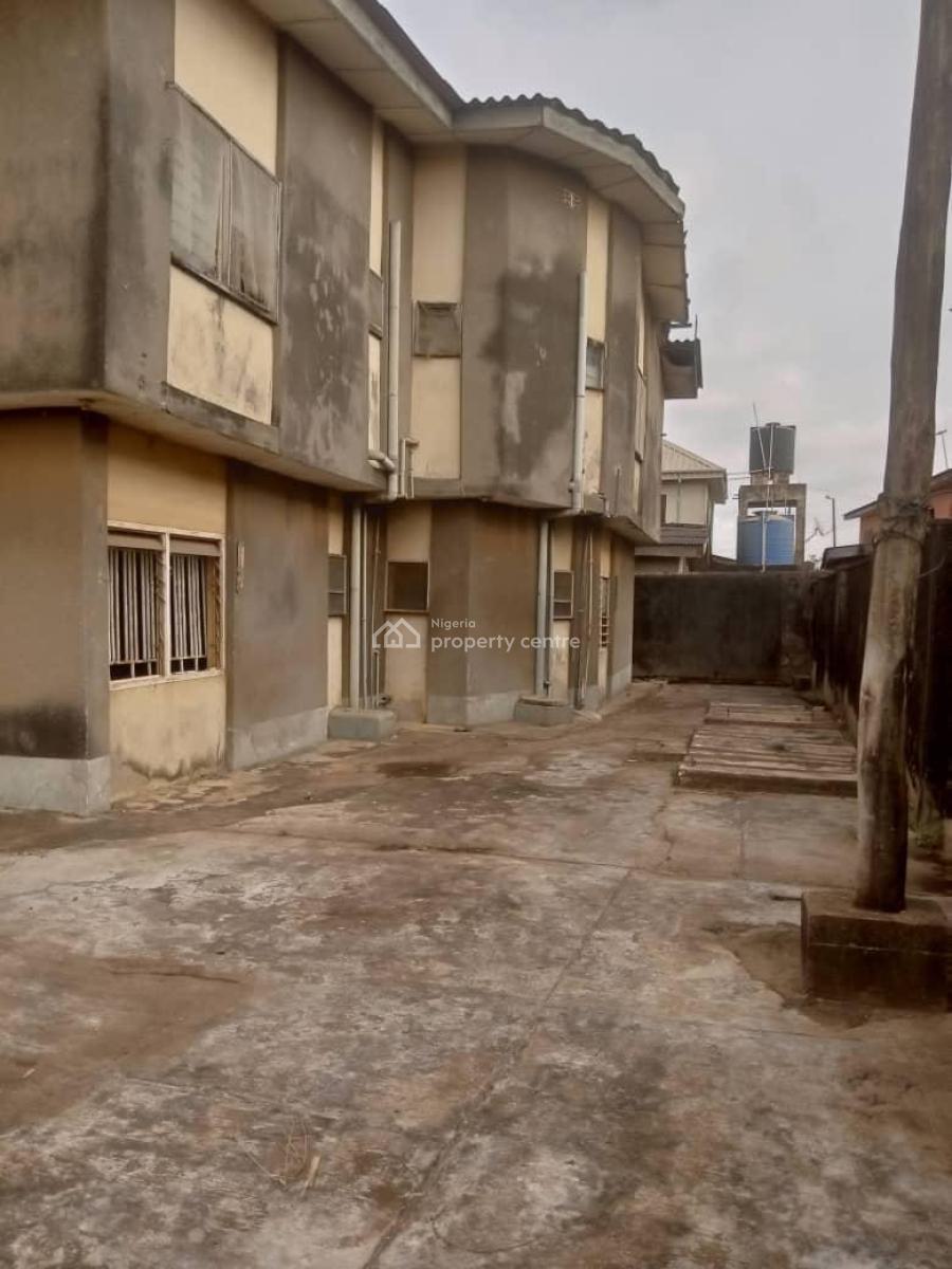a Building Consisting 4 Units of 2 and 3 Bedroom Flats, Abule-egba, Abule Egba, Agege, Lagos, Block of Flats for Sale