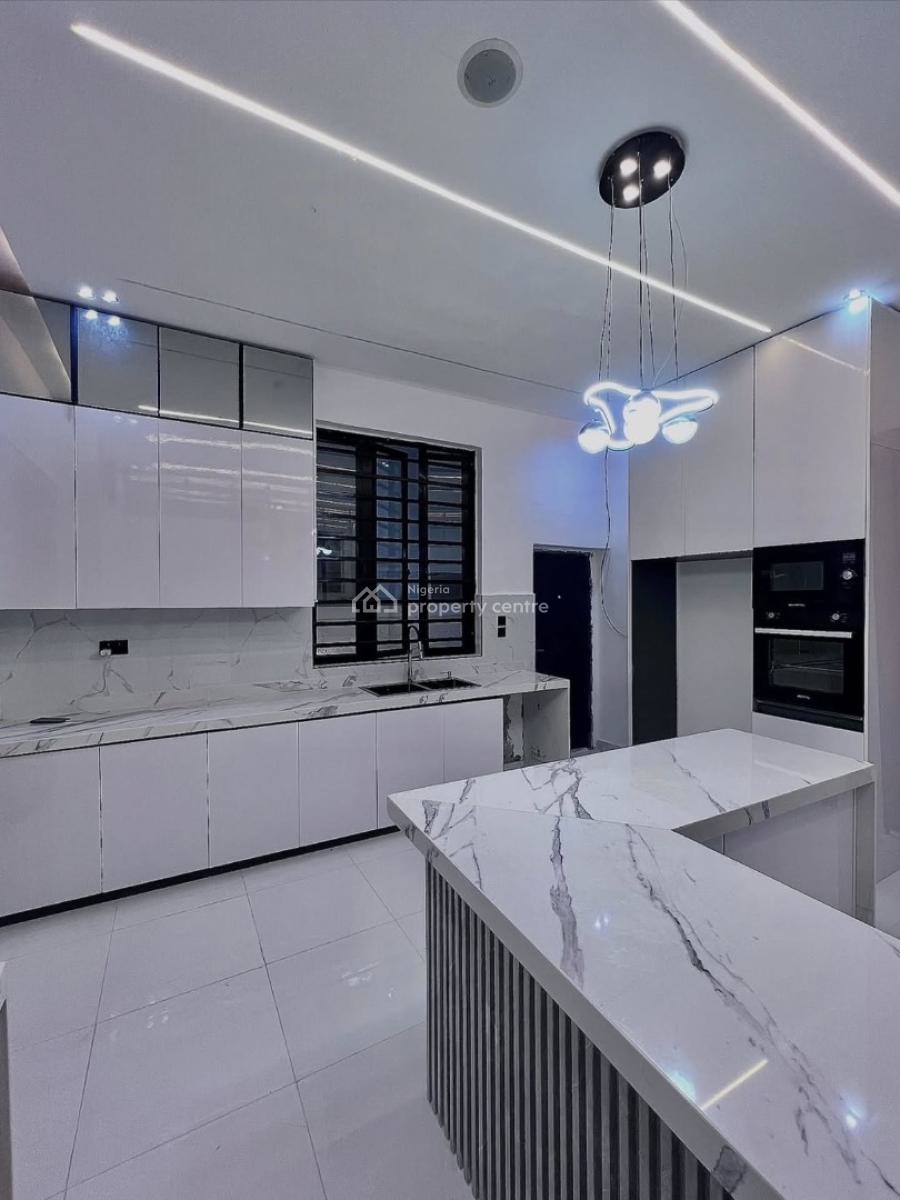 Brand New 5 Bedroom Detached Duplex with Swimming Pool and Bq, Chevron, Lekki, Lagos, Detached Duplex for Sale