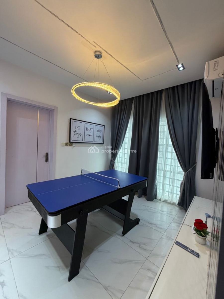 5-bedroom Furnished Fully Detached with Bq & Swimming Pool, Chevron, Lekki, Lagos, Semi-detached Duplex for Sale