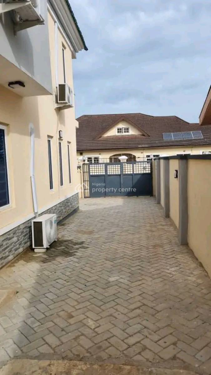 Nice 4 Bedroom Duplex on Half Plot of Land of 300 Square Meter, Journalist Estate, Berger, Arepo, Ogun, Semi-detached Duplex for Sale