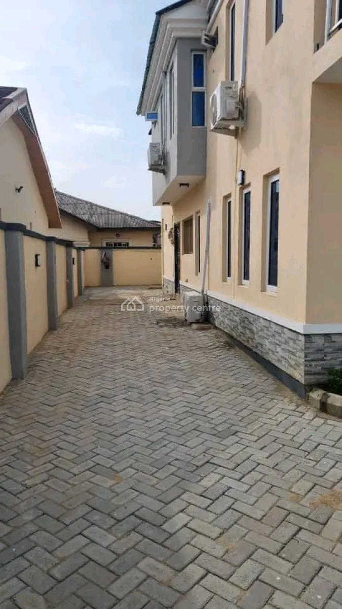 Nice 4 Bedroom Duplex on Half Plot of Land of 300 Square Meter, Journalist Estate, Berger, Arepo, Ogun, Semi-detached Duplex for Sale