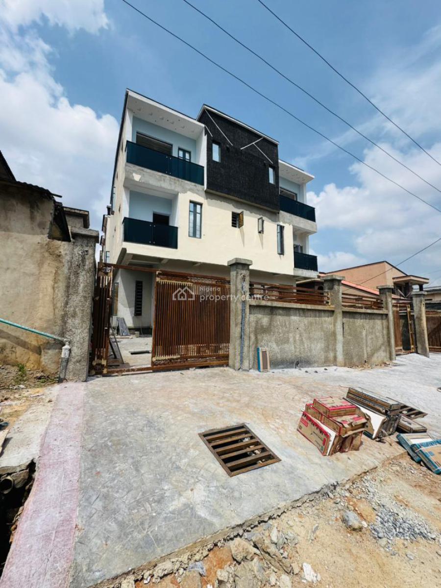 Newly Built 4-bedroom Semi-detached Duplex with Bq Smart Luxury Living, Where Smart Technology Meets Elegant Living, Ogba, Ikeja, Lagos, Semi-detached Duplex for Sale