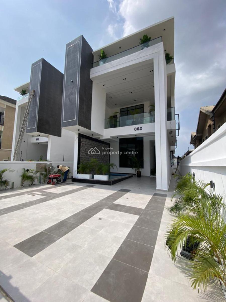 6 Bedroom Detached Duplex with a Pool, Bq, Ikota Lekki, Ikota, Lekki, Lagos, Detached Duplex for Sale