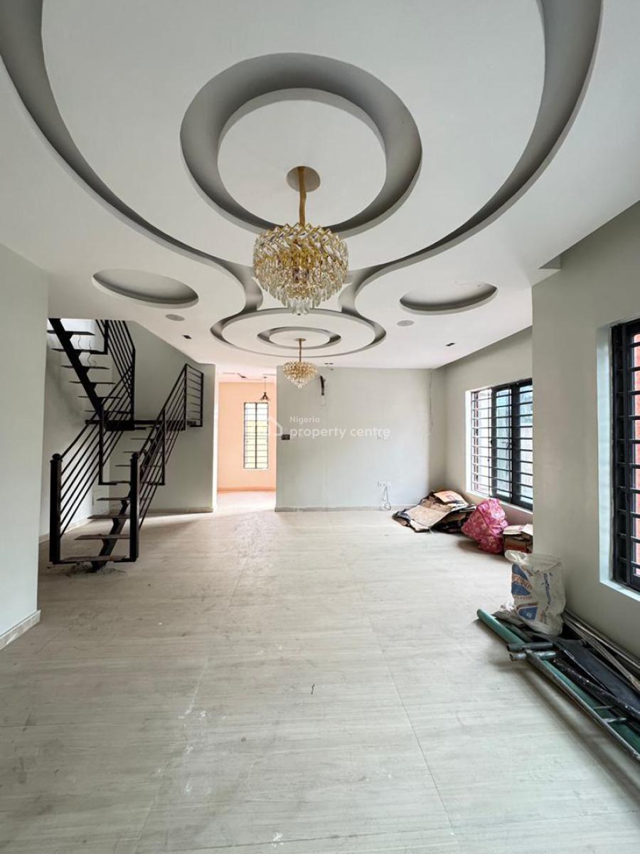 Alluring Built 4 Bedroom Terrace Duplex with Bq, Beautifully Built Home Plus Bq in a Secured Area, Gbagada, Lagos, Terraced Duplex for Sale