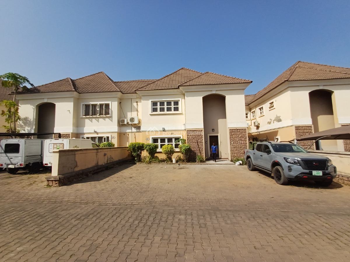 Lovely 4 Bedroom Terrace Duplex with Bq, Jabi, Abuja, Terraced Duplex for Rent