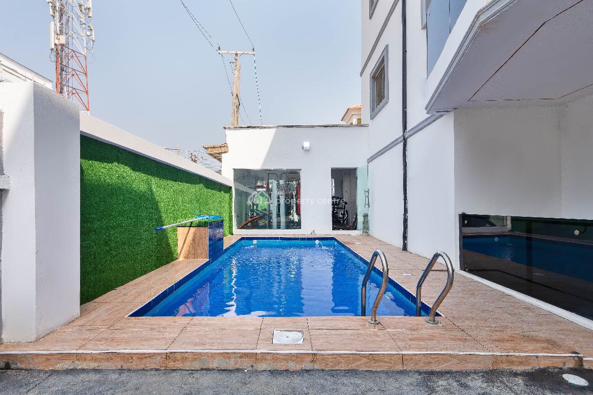 Lux Studio with Bathub, Pool and Gym, Five Street Estate, Lekki Phase 2, Lekki, Lagos, Flat / Apartment Short Let