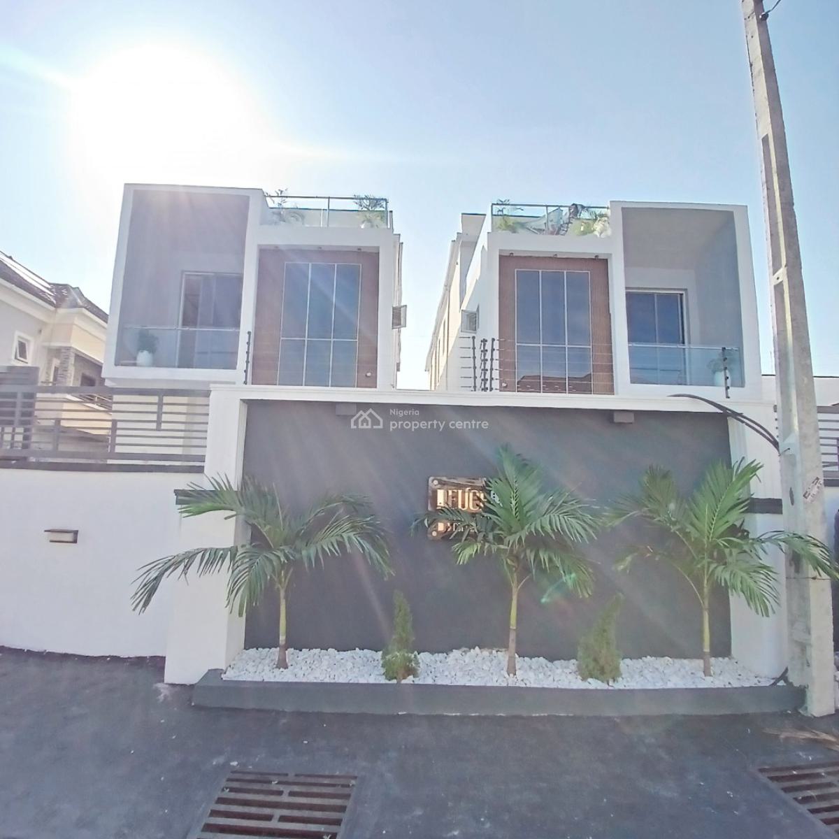 Prestigious 5 Bedroom Detached Duplex with Swimming Pool, Rooftop, Chevron Drive, Chevron, Lekki, Lagos, Detached Duplex for Sale