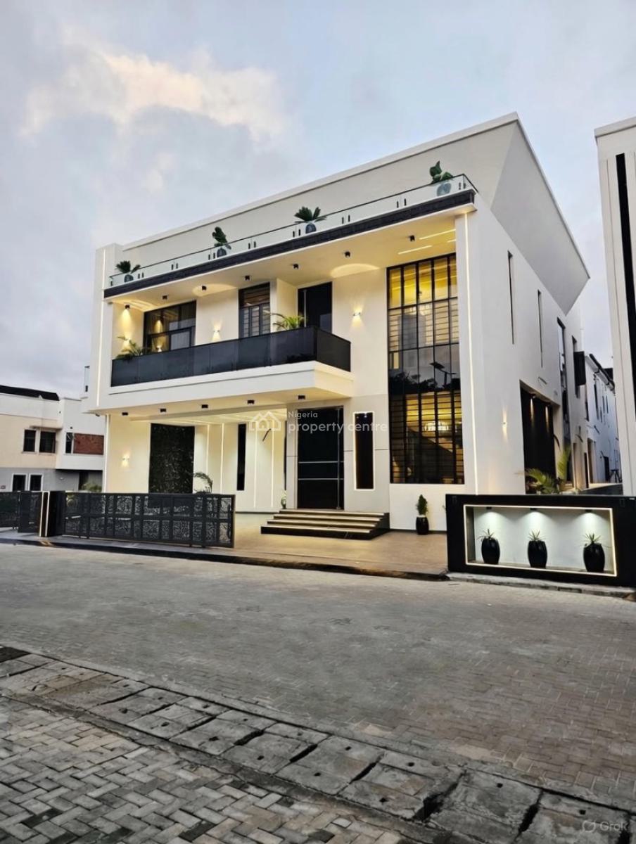 Modern 5 Bedroom Detached Duplex with Swimming Pool and Bq, Chevron Toll Gate, Lekki, Lagos, Detached Duplex for Sale