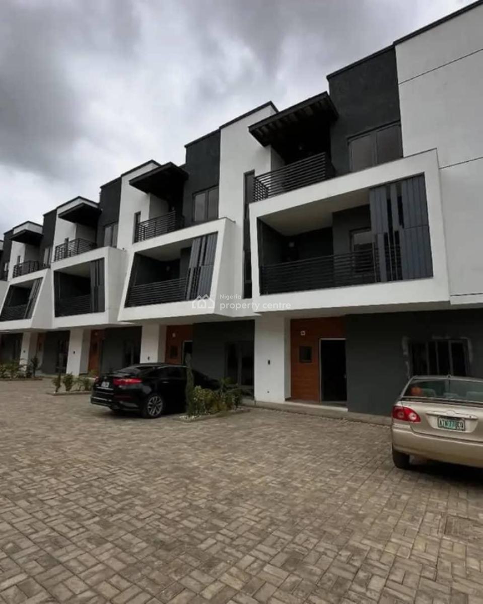 Newly Built 4 Bedroom Terrace Duplex with Bq, Berger Clinic, Life Camp, Abuja, Terraced Duplex for Rent