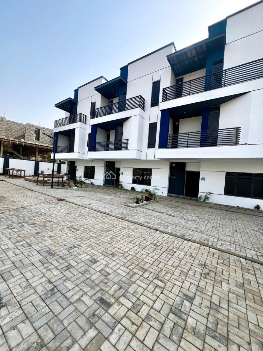Newly Built 4 Bedroom Terrace Duplex with Bq, Dakibiyu, Jabi, Abuja, Terraced Duplex for Rent