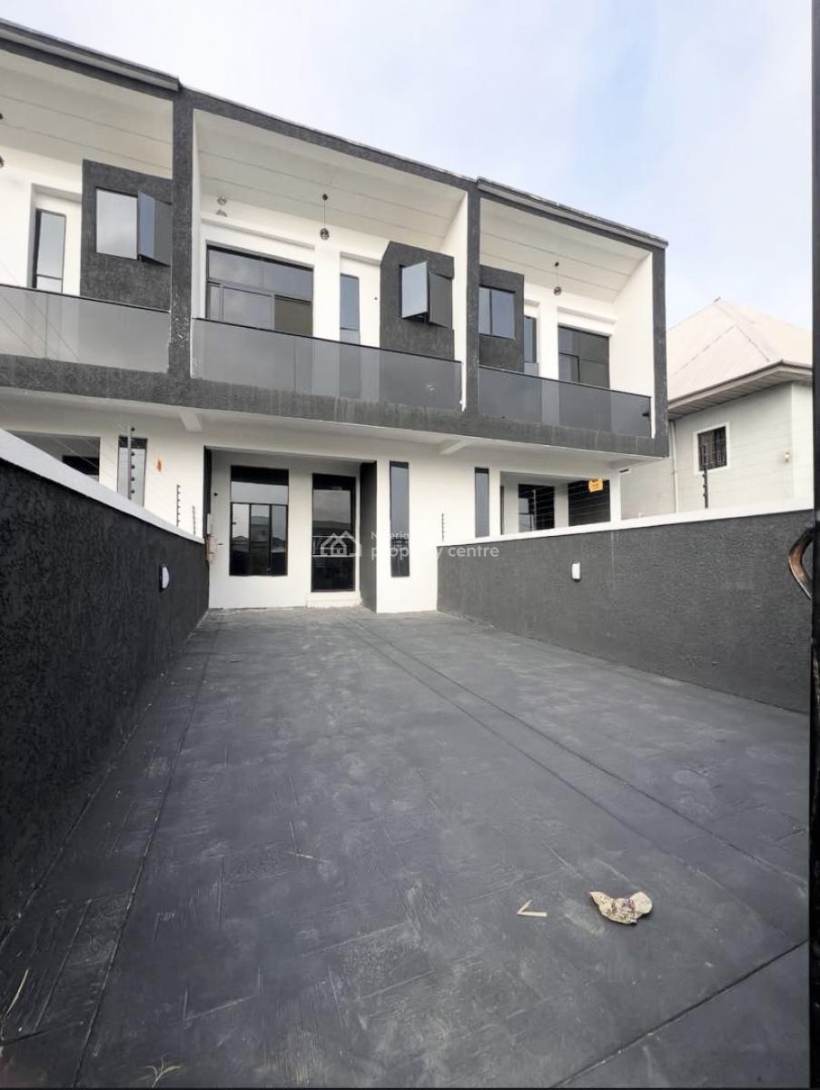 4 Bedroom Terrace Duplex + Bq ( Self Compound), Ikota Back Mobile Road, Ilaje, Ajah, Lagos, Terraced Duplex for Rent
