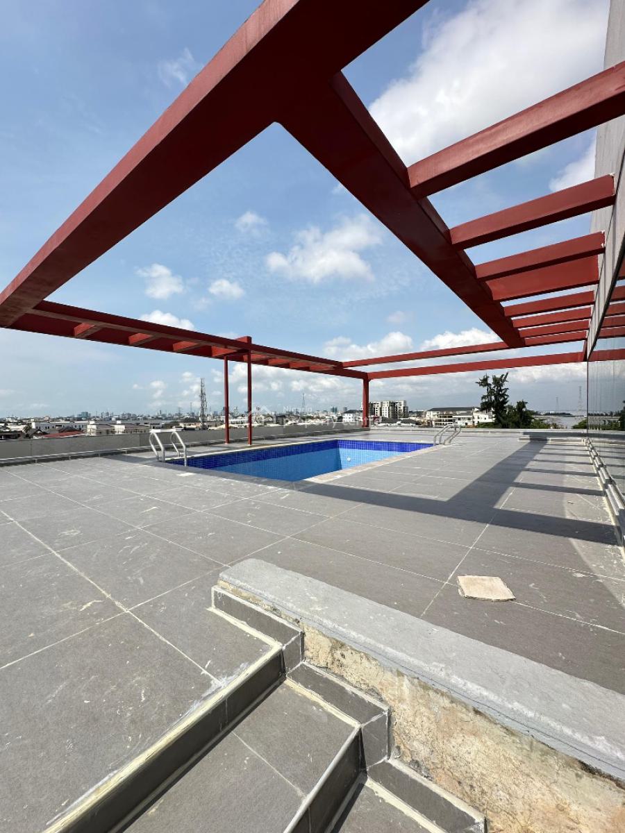 3 Bedroom Apartment with Bq, Elevator, Gym and Rooftop Pool, Lekki Phase 1, Lekki, Lagos, Flat / Apartment for Sale