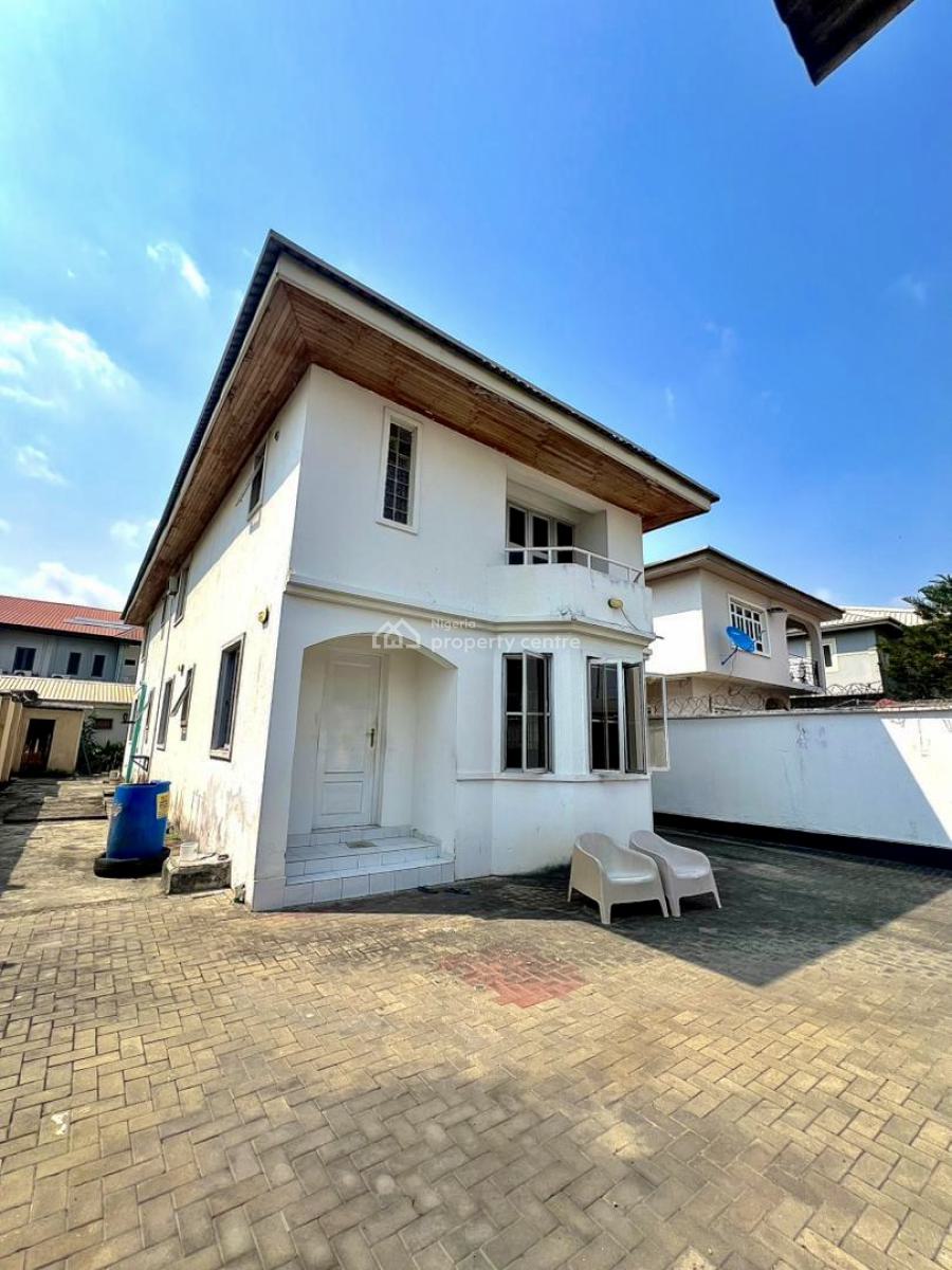 Spacious 4-bedroom Fully Detached House with 2-room Bq, Lekki Phase 1, Lekki, Lagos, Detached Duplex for Rent