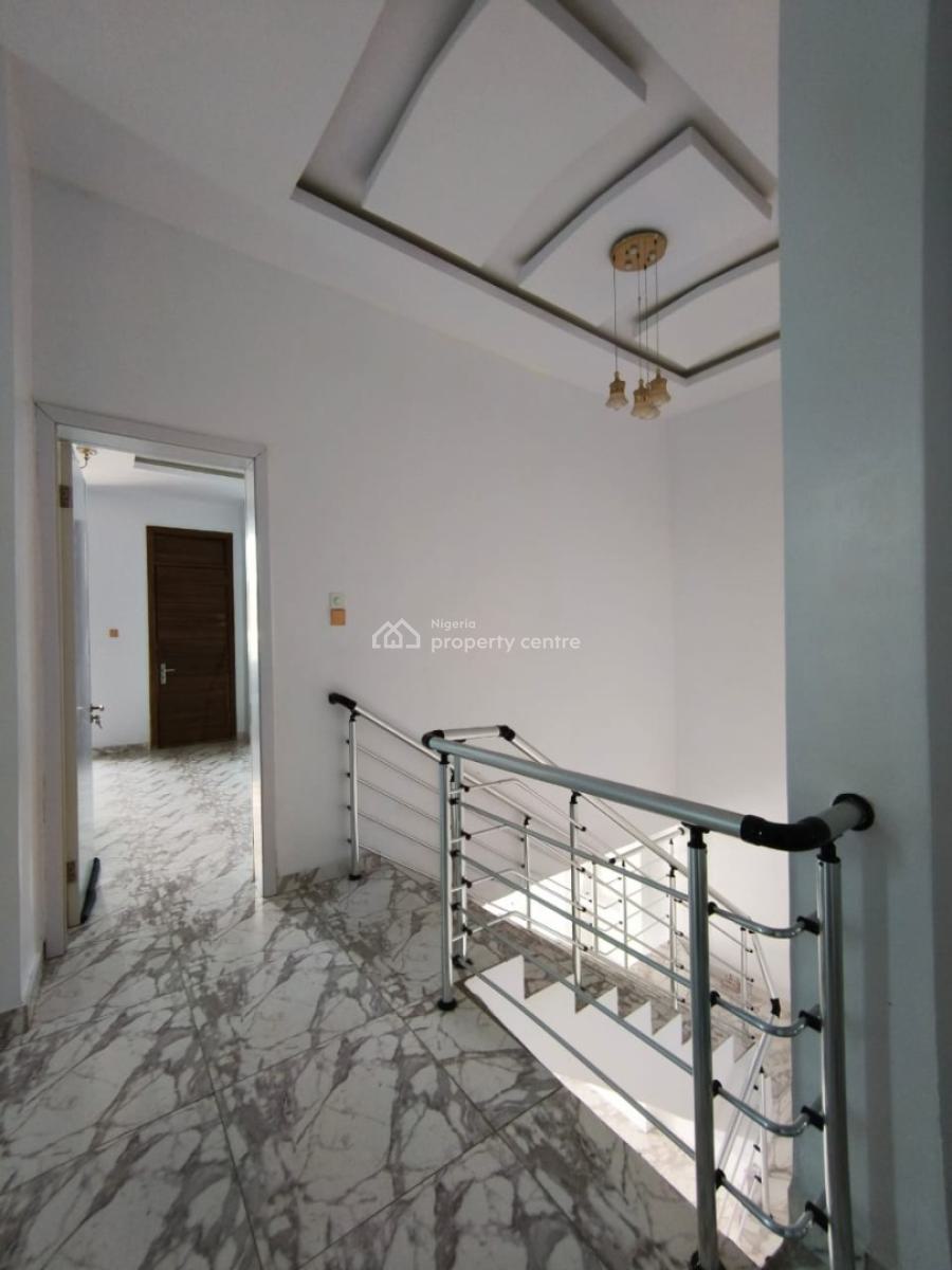 Lovely 4bedroom Semi Detached Duplex+ Boys Quarter, Chevron Lekki, Lekki, Lagos, Semi-detached Duplex for Rent