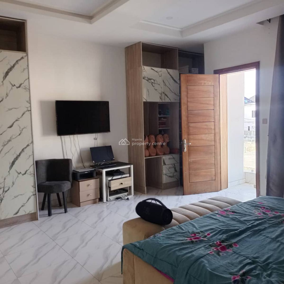 Fully Furnished Luxury 4 Bedrooms Semi Detached Duplex in an Estate, Dpk Estate Orchid Before Roundabout, Lekki, Lagos, Semi-detached Duplex for Rent