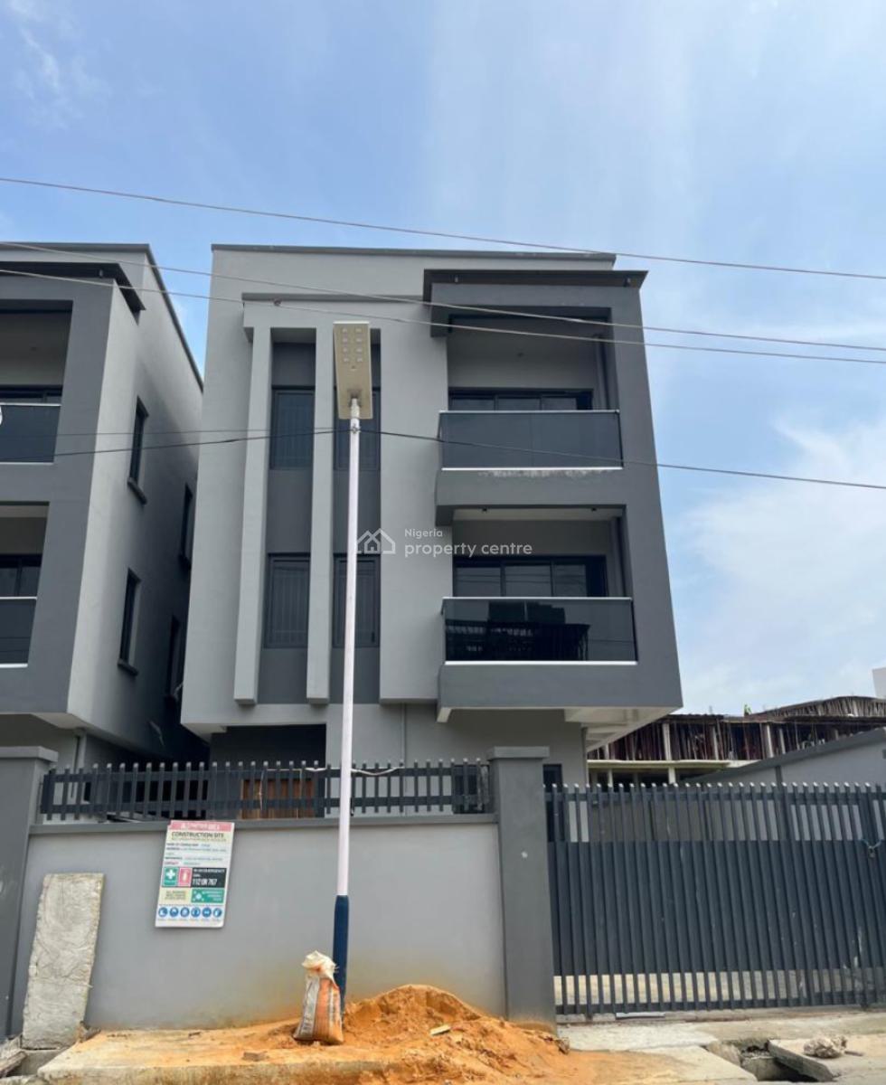 4 Bedroom Semi Detached House with Bq on 350sqm, Off Hakeem Dickson, Lekki Phase 1, Lekki, Lagos, Semi-detached Duplex for Sale