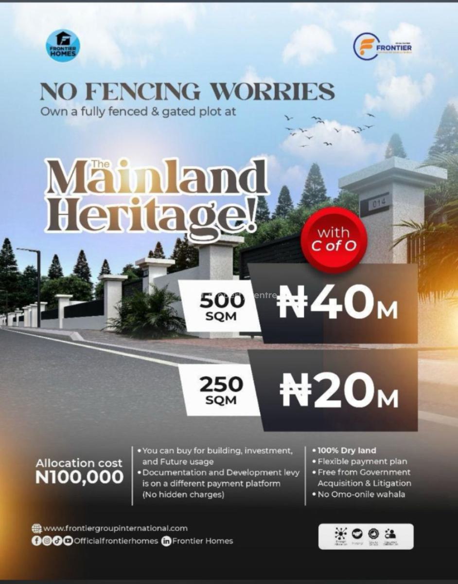 Fenced and Gated Ready to Build Land, Off Ikola Road, Ipaja, Lagos, Residential Land for Sale