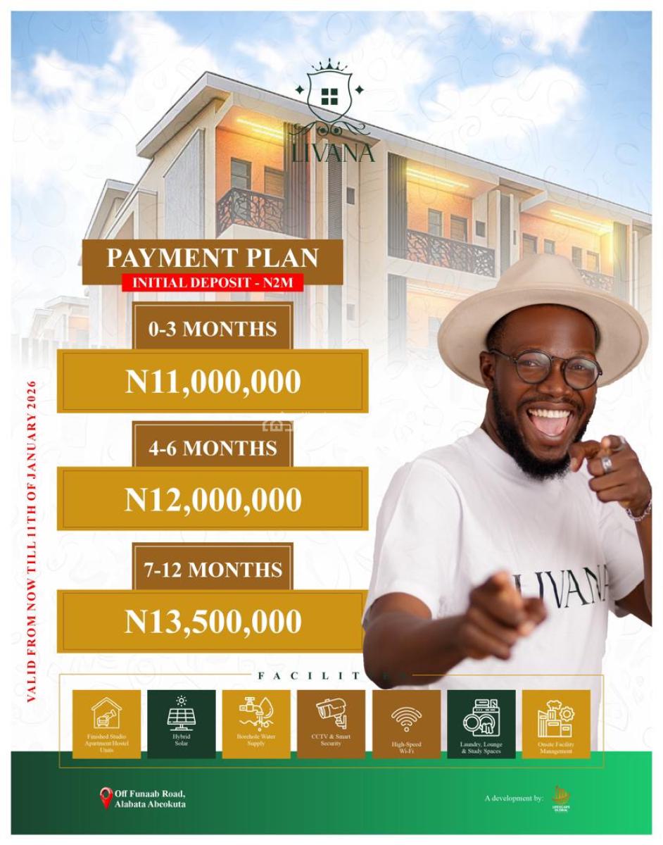 Affordable Cashflow Investment Designed to Offer Premium Comfort, Alabata, Abeokuta North, Ogun, Block of Flats for Sale