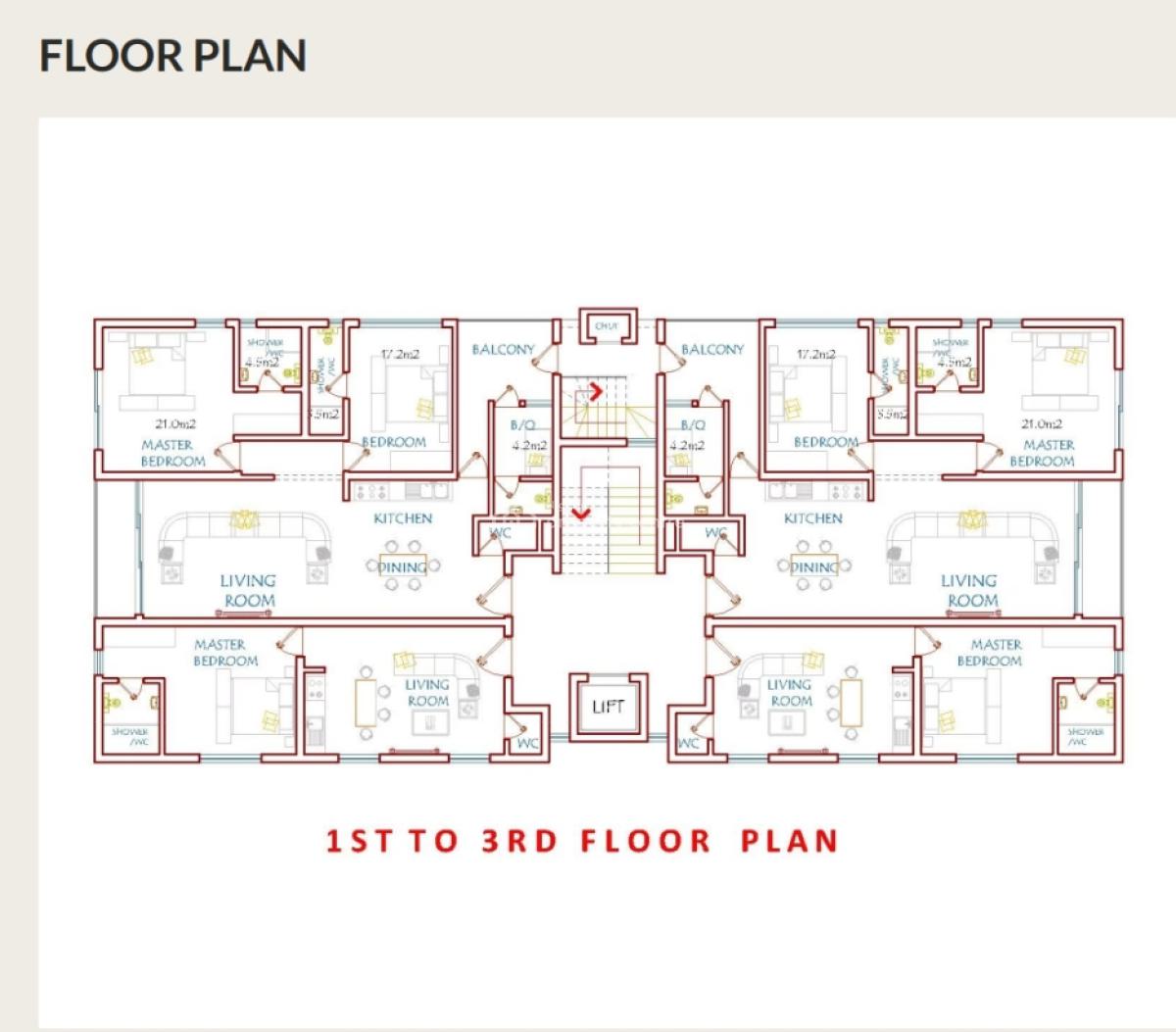 Off Plan 2 Bedrooms Apartment with a Bq, Off Muri Okunola, Victoria Island (vi), Lagos, Flat / Apartment for Sale