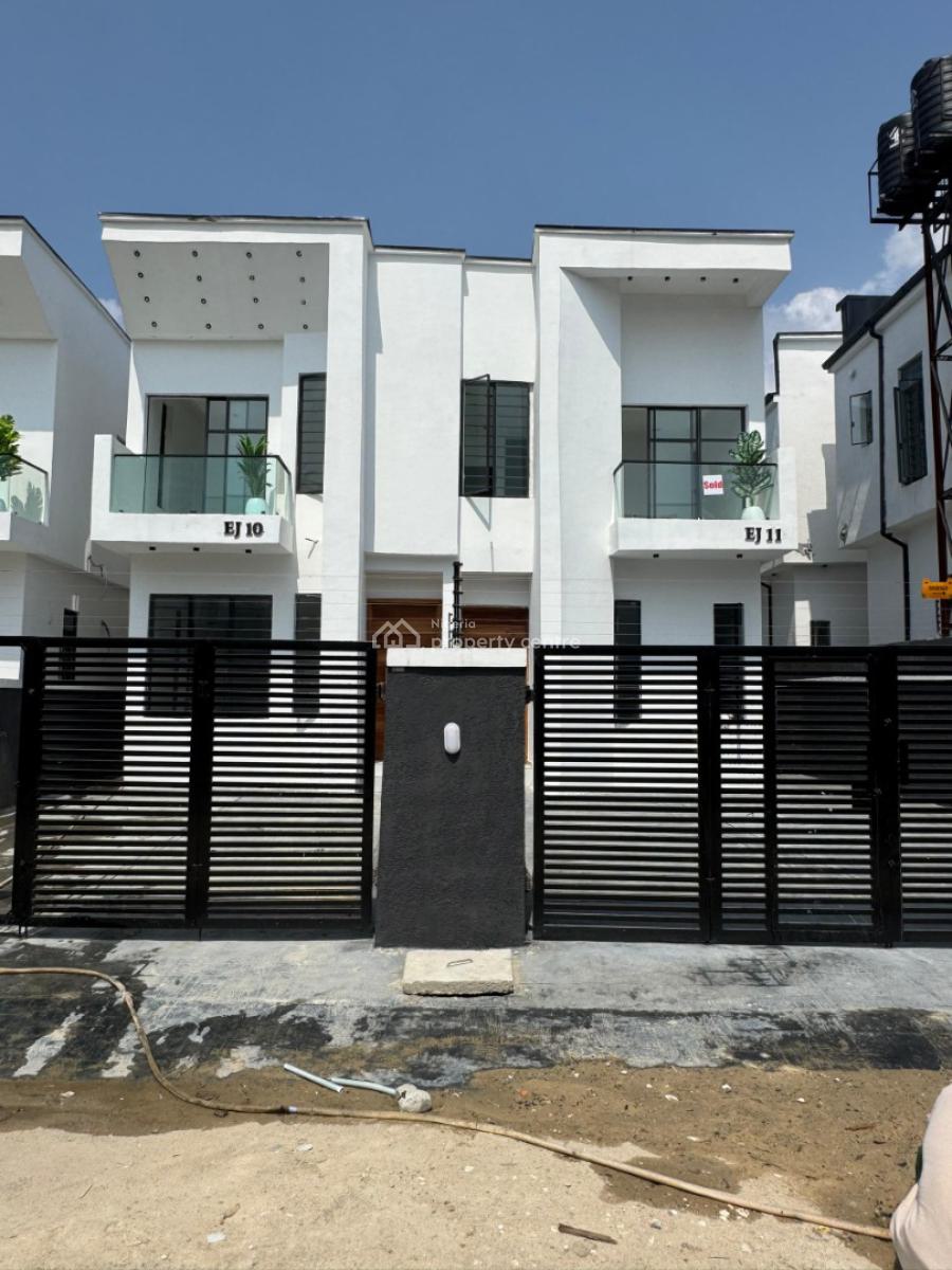 The Most Affordable 4 Bedroom Semi-detached Duplex with Bq, Ikota, Lekki, Lagos, Semi-detached Duplex for Sale