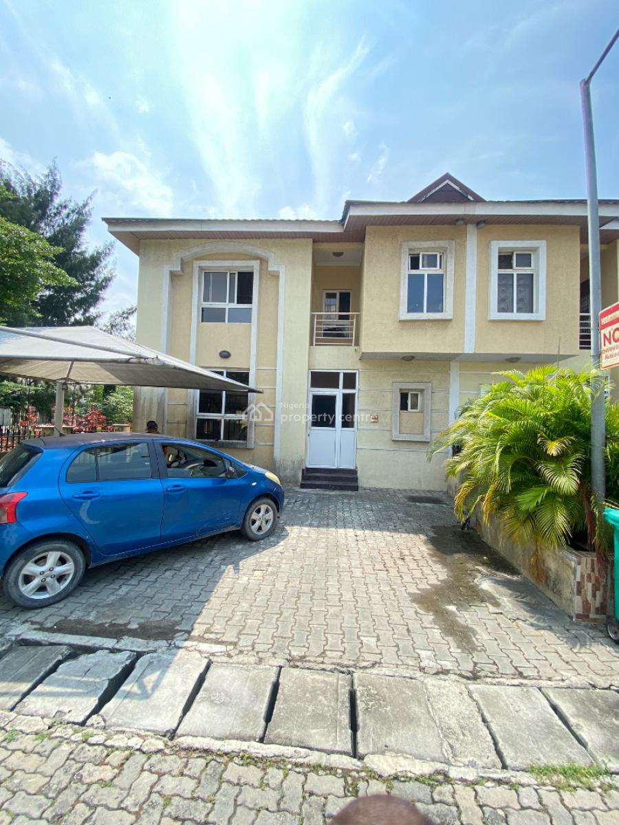 Serviced 4 Bedroom Duplex with a Room Bq, Cadogan Estate, Osapa, Lekki, Lagos, Semi-detached Duplex for Rent