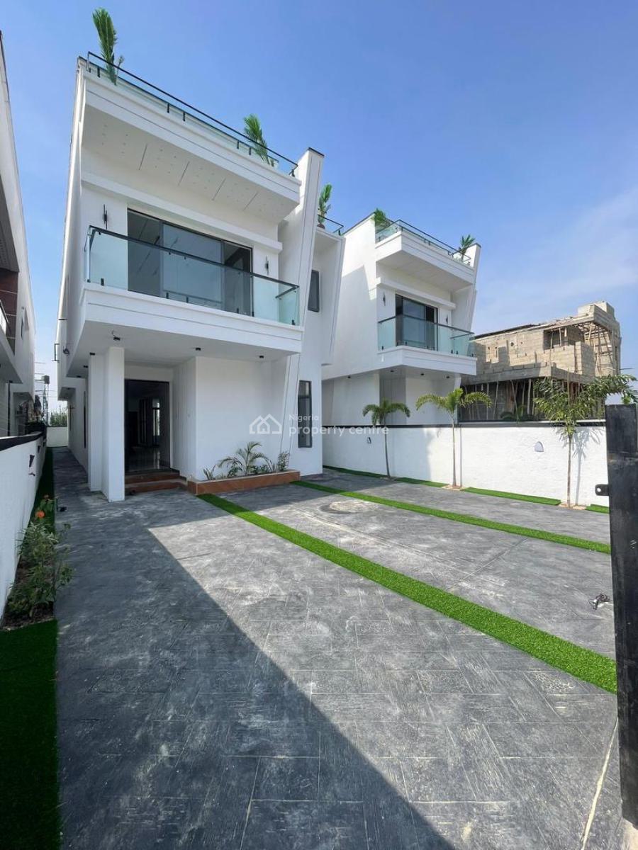 Luxurious 5 Bedroom Detached Duplex with Bq & Pool in Secure Estate, Ajah, Lagos, Detached Duplex for Sale