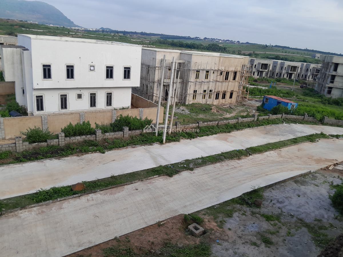 Solidly Built Carcass 5 Bedroom Duplex with Attached Boys Quarters, Maralago Lake Estate, Karsana, Abuja, Detached Duplex for Sale