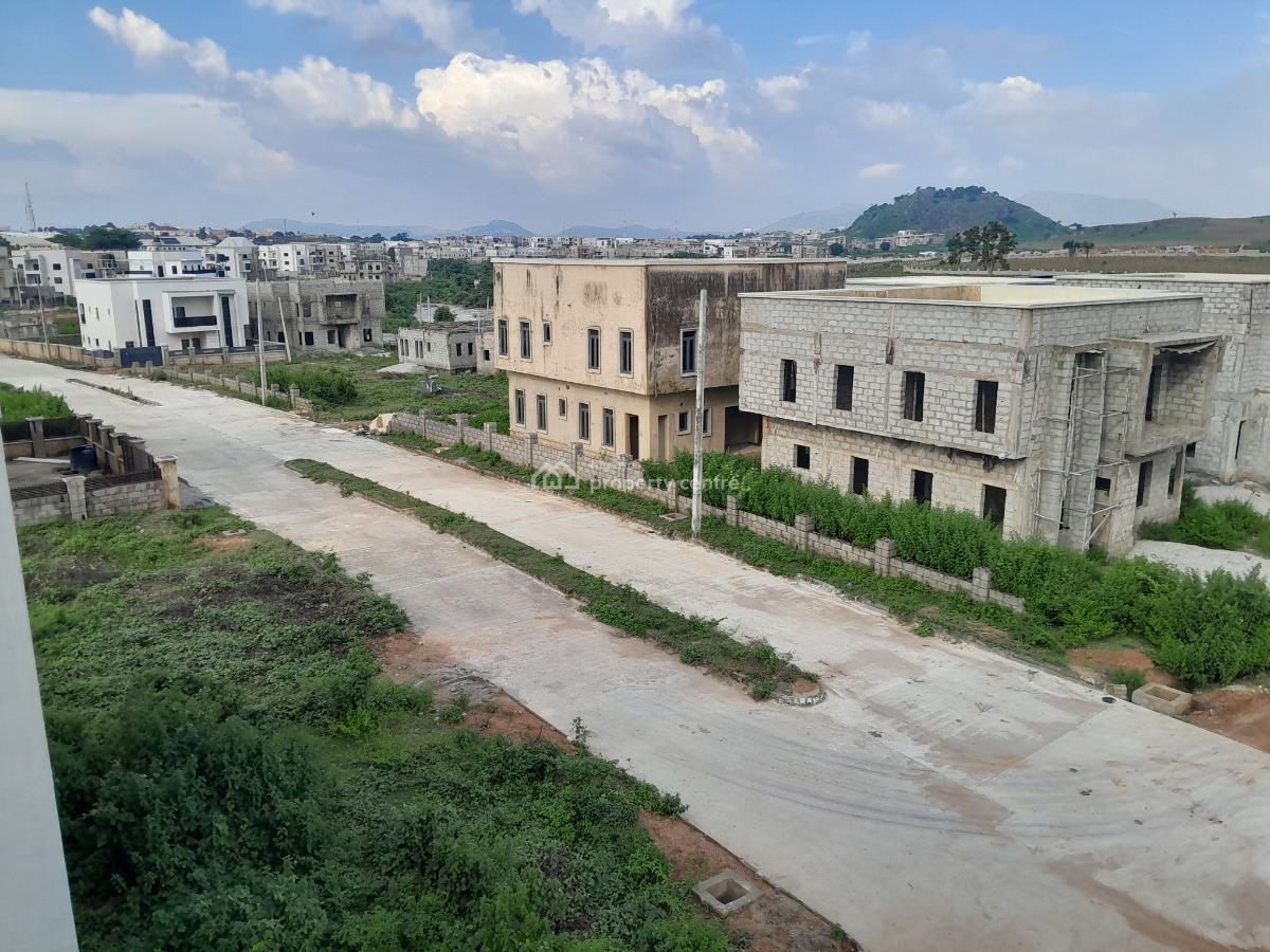 Solidly Built Carcass 5 Bedroom Duplex with Attached Boys Quarters, Maralago Lake Estate, Karsana, Abuja, Detached Duplex for Sale