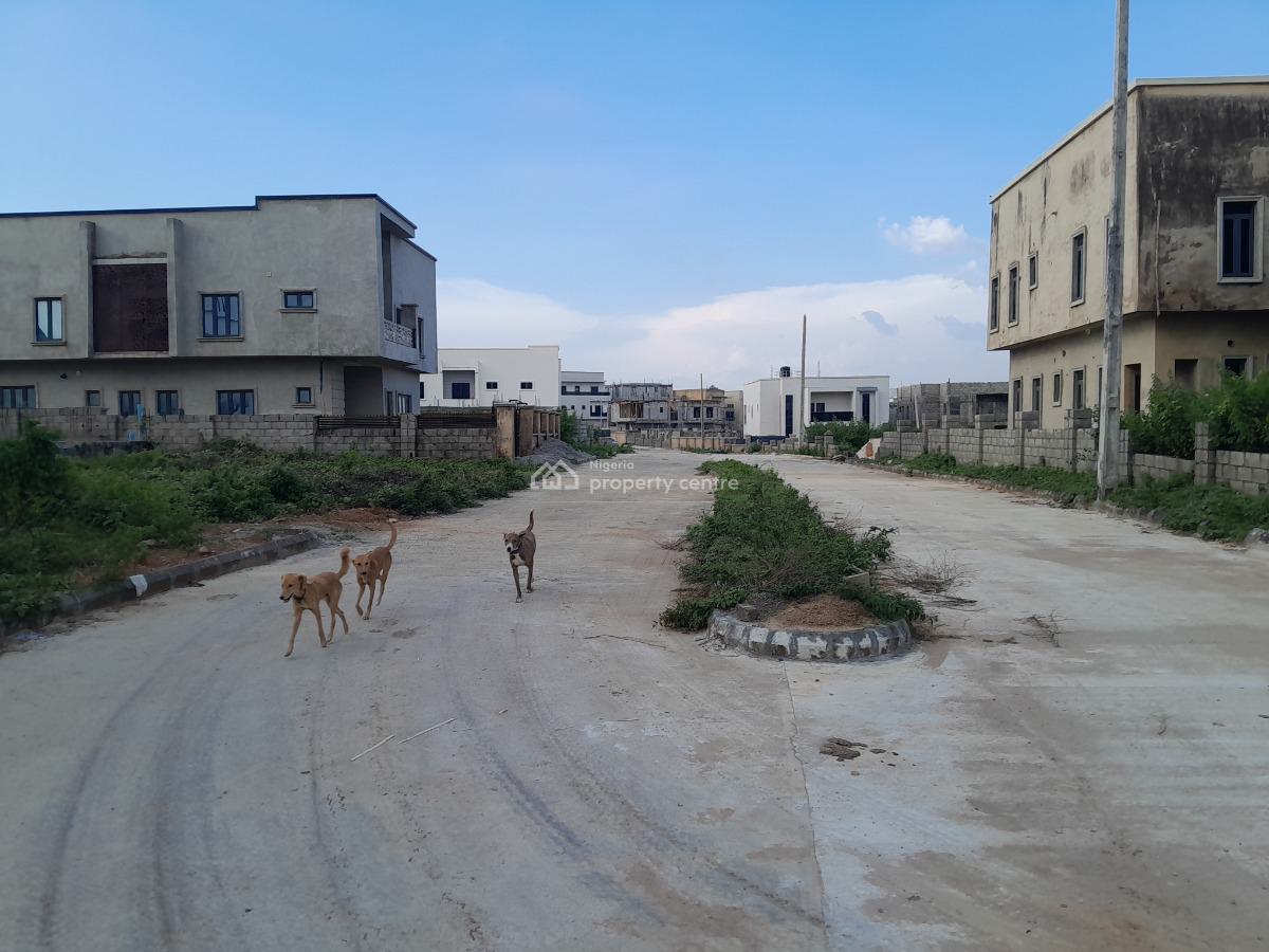 Solidly Built Carcass 5 Bedroom Duplex with Attached Boys Quarters, Maralago Lake Estate, Karsana, Abuja, Detached Duplex for Sale