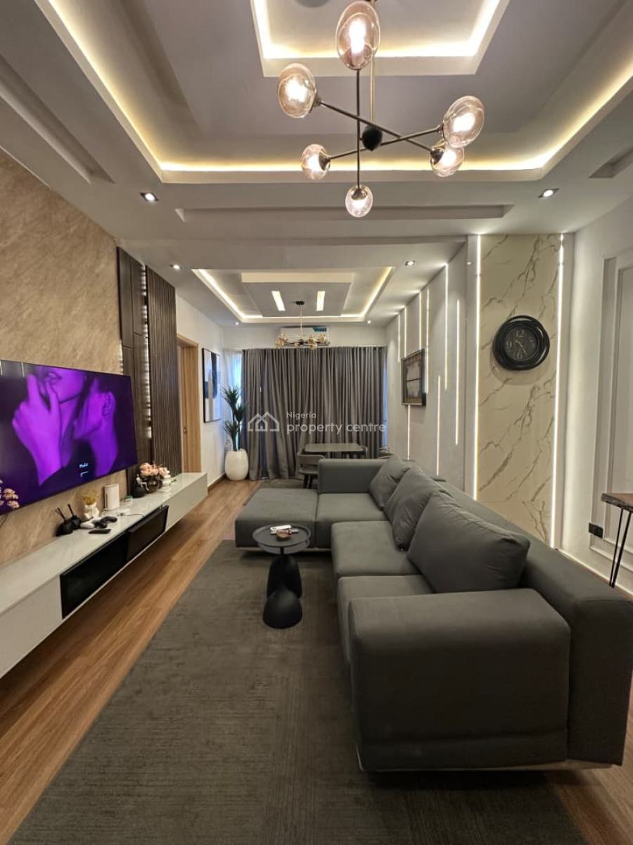 Luxury Beach View 2 Bedroom Apartment with Swimming Pool, Gym and Ps4, Ikate Elegushi, Lekki, Lagos, Flat / Apartment Short Let