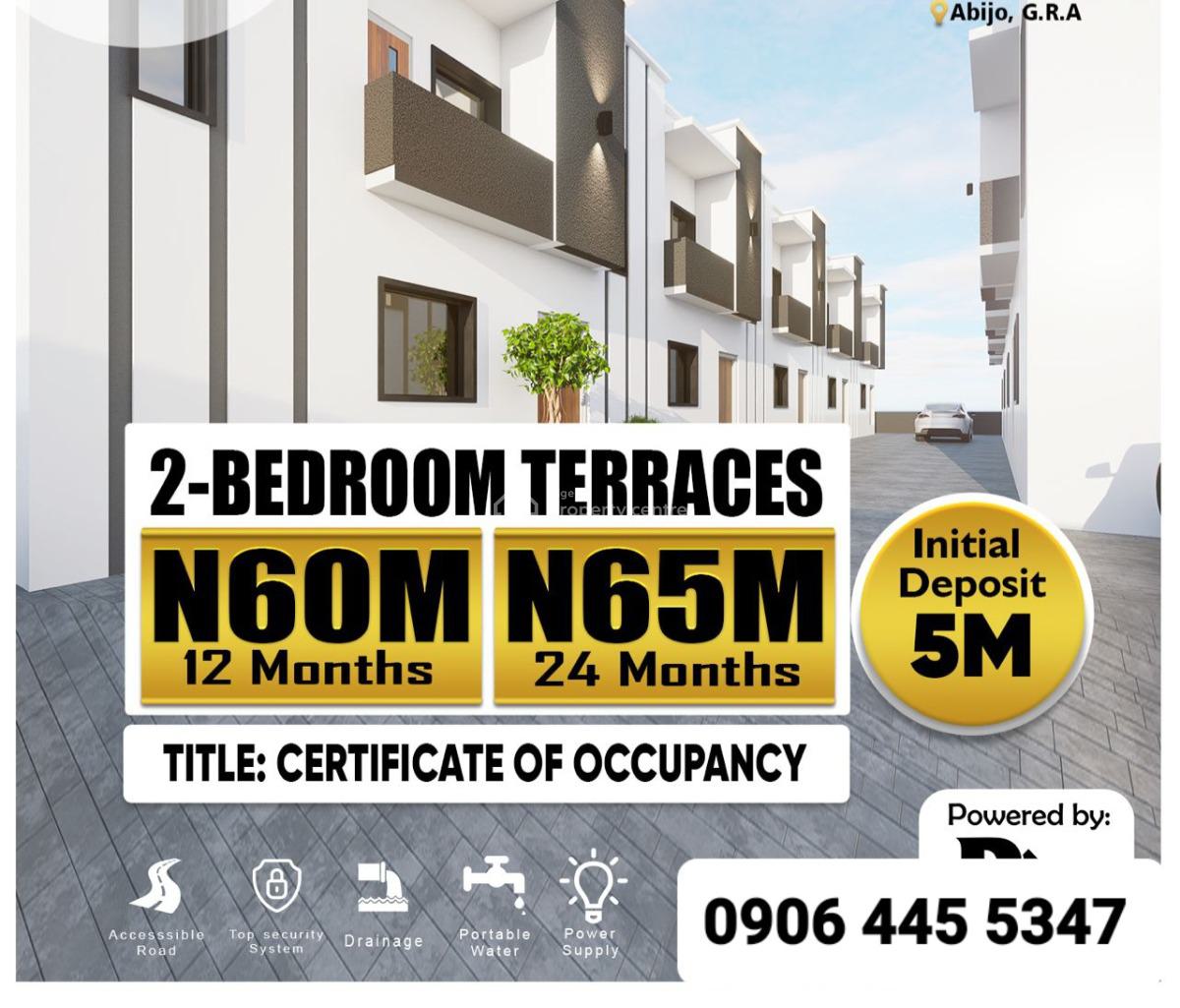 2-bedroom Terrace Duplex, Off Lekki--epe Expressway, Abijo, Lekki, Lagos, Terraced Duplex for Sale