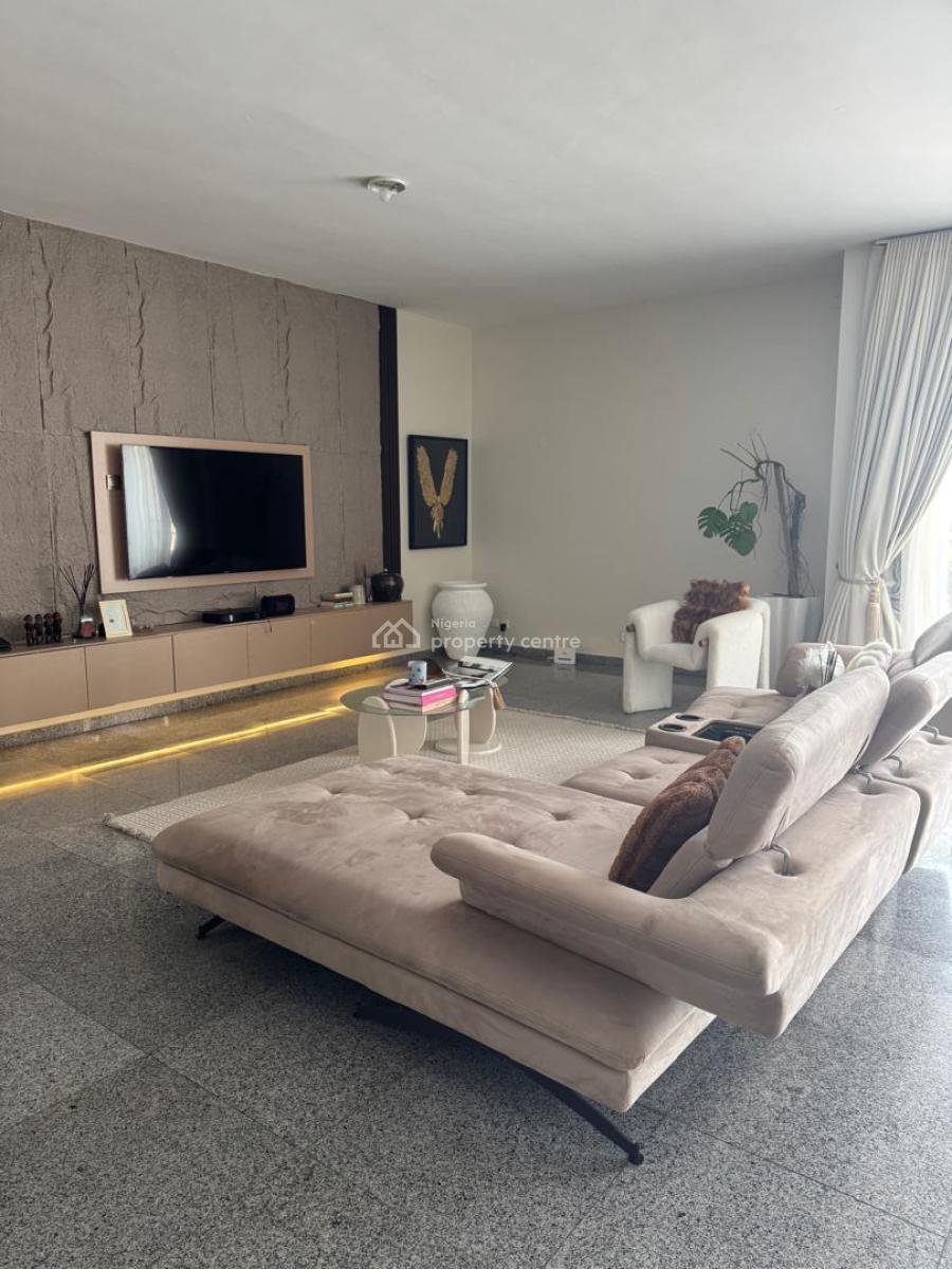 Fully Furnished 3-bedroom Apartment with Bq, Ocean Parade, Banana Island, Ikoyi, Lagos, Flat / Apartment for Rent