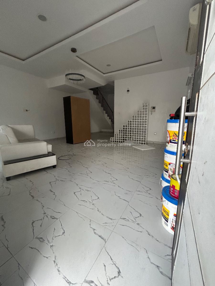 Newly Renovated 4 Bedroom Semi Detached Duplex with a Bq with Ac, Osapa, Lekki, Lagos, Semi-detached Duplex for Rent