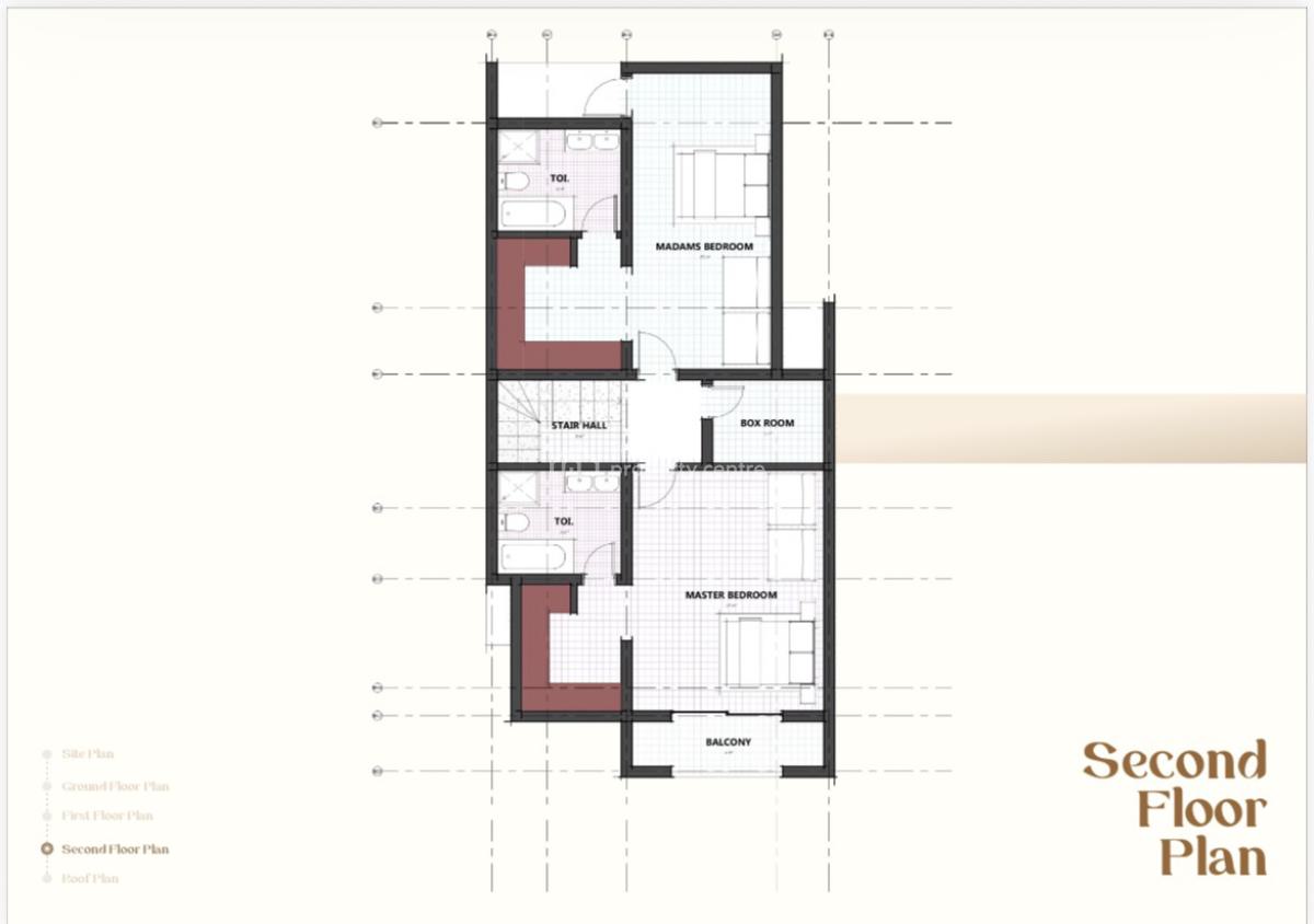 4 Bedrooms Terraced Duplex with 2 Living Rooms with Bq, Guzape District, Abuja, Terraced Duplex for Sale