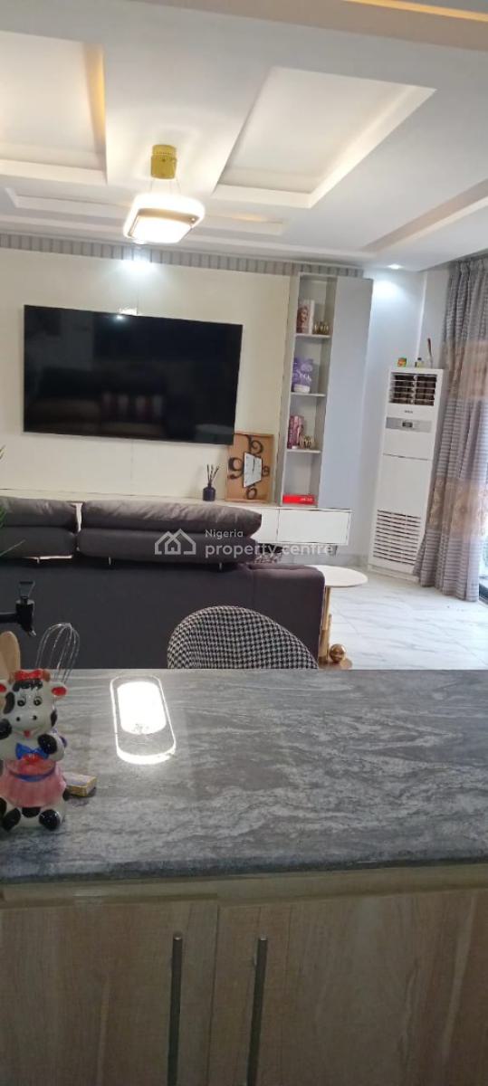 Fully Furnished and Service 3-bedroom Apartment, New Road Alpha Beach, Chevron, Lekki, Lagos, Flat / Apartment for Rent