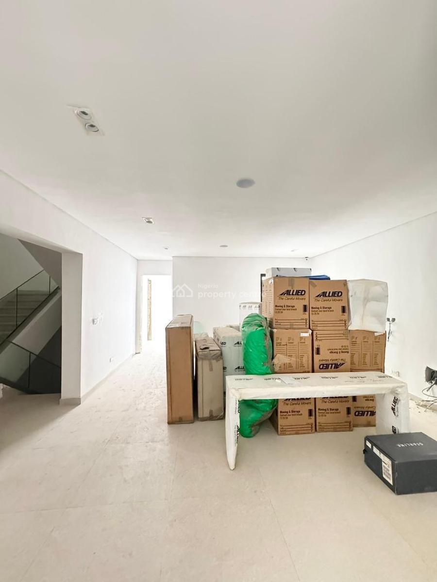 Finished 5 Bedroom Townhouse with Pool, Elevator, 2 Bqs, Banana Island, Ikoyi, Lagos, House for Rent