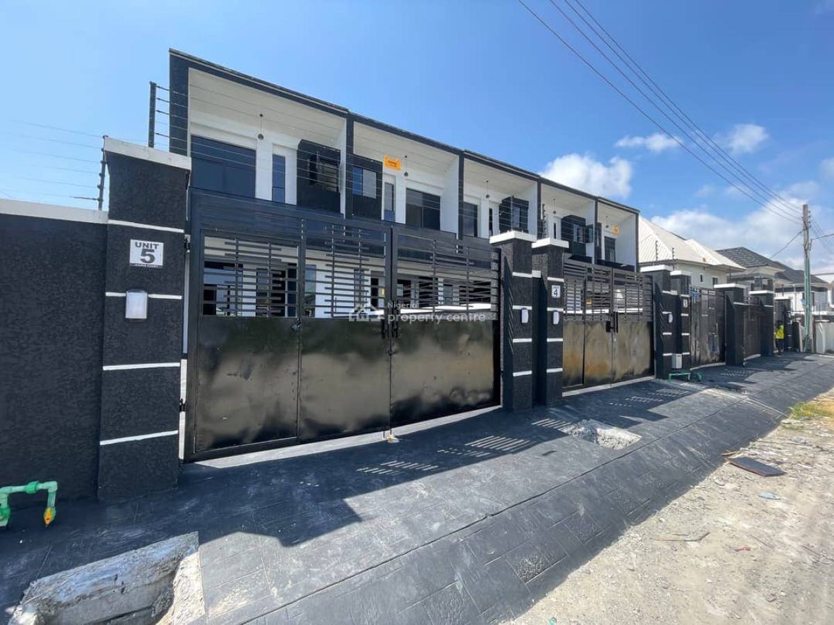 Bran New 4 Bedrooms, Residential Or Commercial, Mobil Road Axis, Ikota, Lekki, Lagos, Semi-detached Duplex for Rent