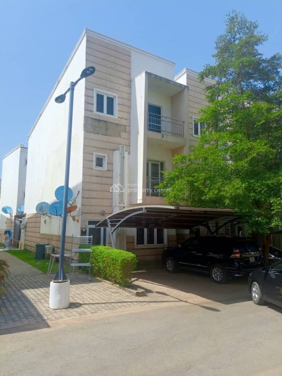 Well Finished Four Bedroom Terrace Duplex  with a Room Bq, Timipre Slyvia Crescent, Mabushi, Abuja, Terraced Duplex for Rent