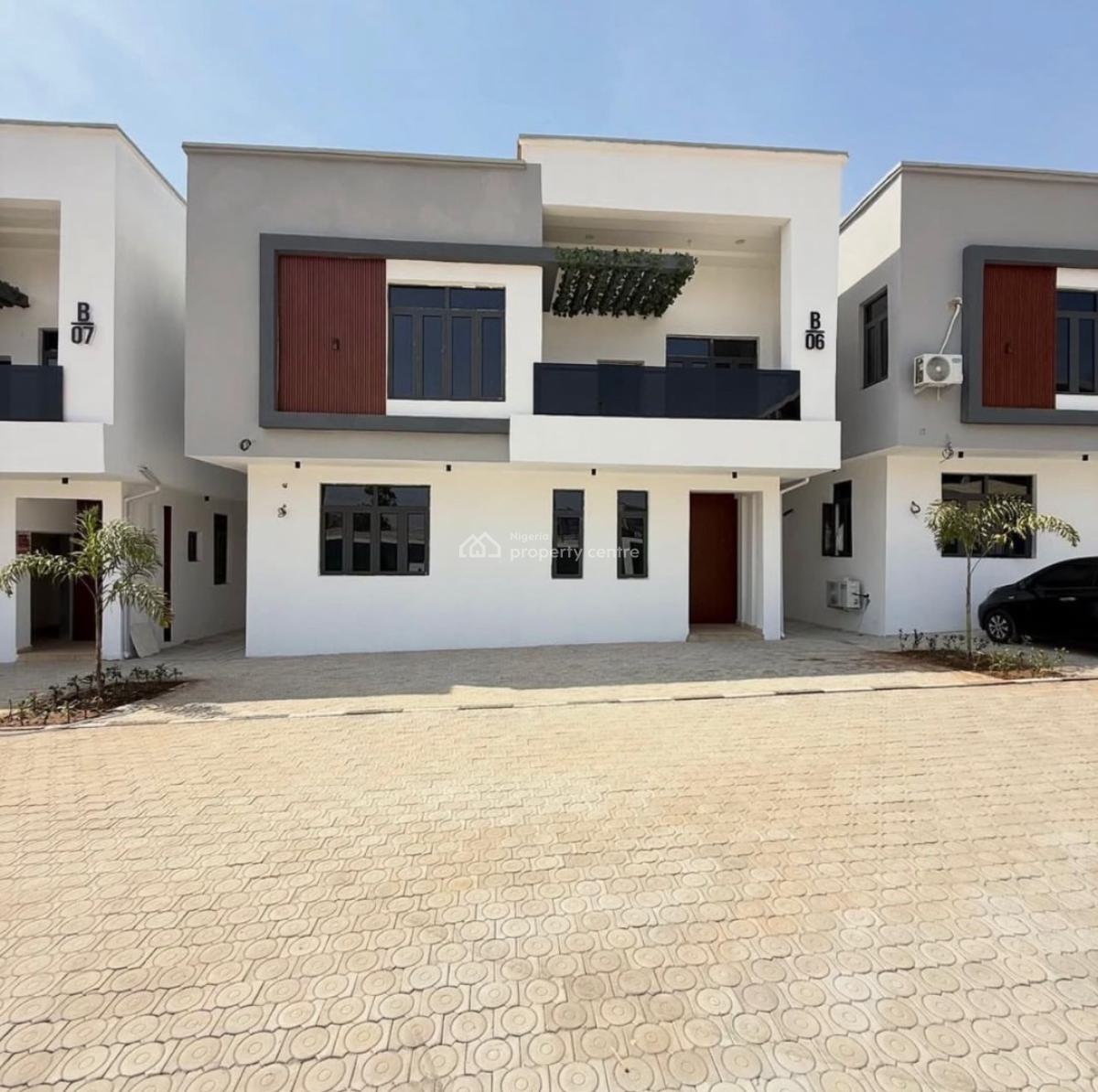 a Brand New Spacious 4-bedroom Semi-detached Duplex + 1bq, Kado, Abuja, Detached Duplex for Sale