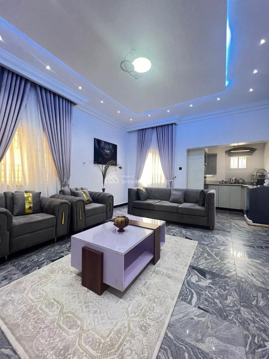 Fully Furnished 3 Bedroom and 1 Bedroom(4 Bedrooms) with 2 Sitting Rooms, By American Intl School, Durumi, Abuja, Terraced Duplex for Sale