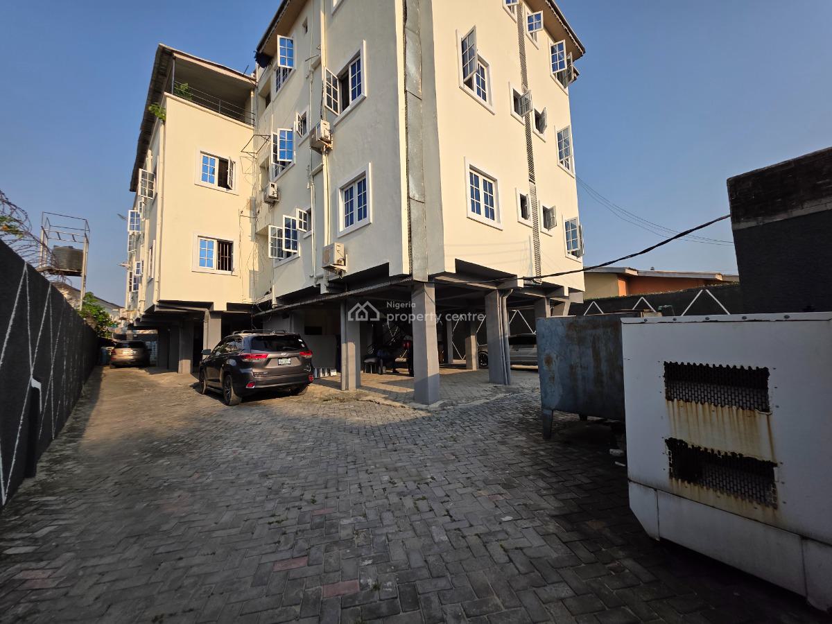 Well Located 2 Bedroom Apartment with Roof Top Terrace, New Road, Igbo Efon, Lekki, Lagos, Block of Flats for Sale