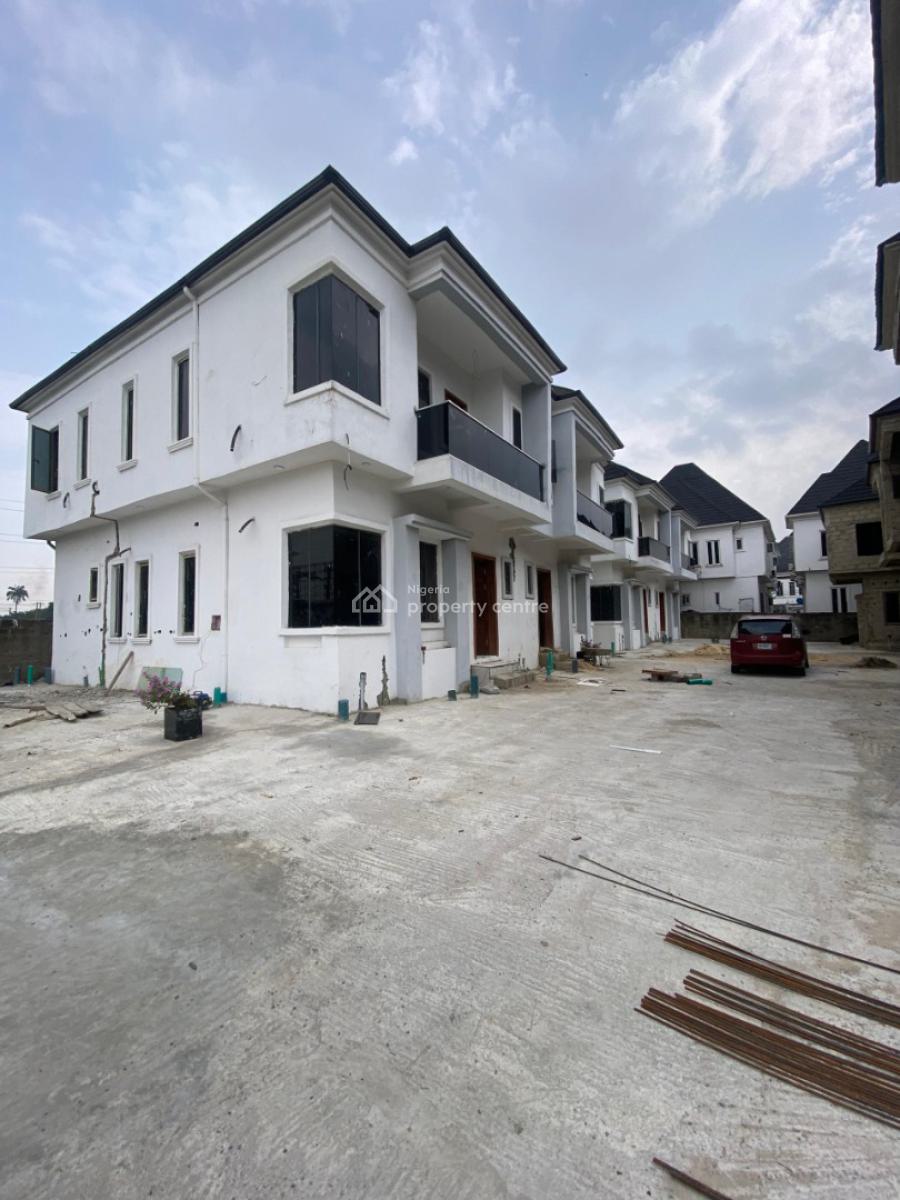 4 Bedroom Semi Detached Duplex with a Room Bq, Oral Estate, Ikota, Lekki, Lagos, Semi-detached Duplex for Rent
